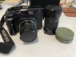 Mamiya 7II with 80mm and 150mm lens