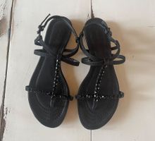 Kennel & Schmenger Sandalen mit Glitzersteinen Gr. 37,5