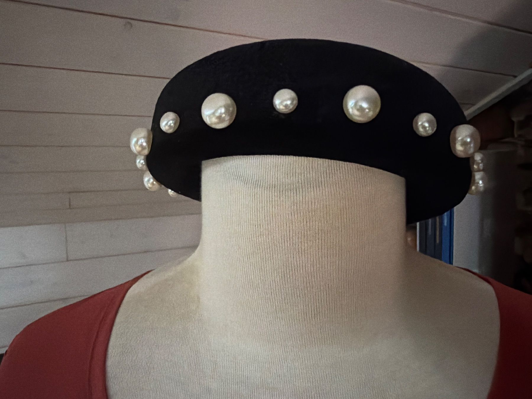 Haarschmuck: Haarreif schwarz mit Perlen neu – Neu (gemäss Beschreibung) aus Murten von februari 1