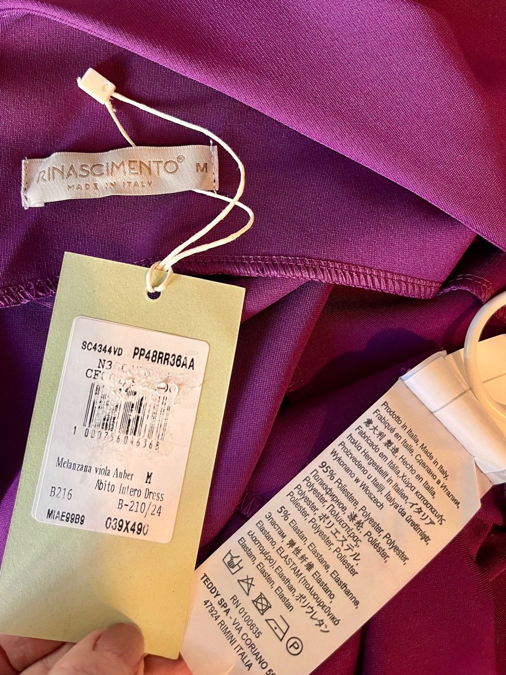 Vestiti: Robe neuve, RINASCIMENTO, taille M, violette – Nuovo e nell'imballaggio originale da Basel venduto da tina_2026 4