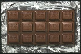 2001, Sondermarke 100 Jahre Choco Suisee, Kleinbogen **
