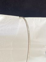 Silberarmband 800, Armreif, elegant, Vintage Look 7cm Durchm