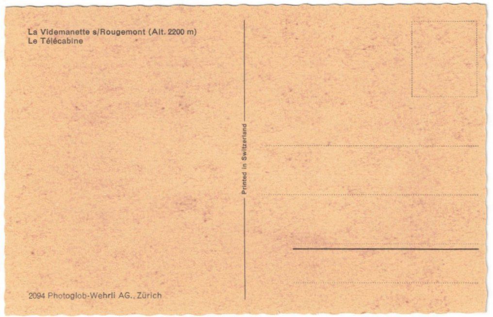 Cartes postales: Rougemont - Gondelbahn – D'occasion à Binningen par Mountainrider 1