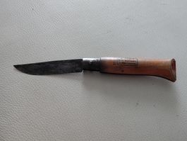 Taschenmesser Opinel No 7 Holzgriff gebraucht Frankreich