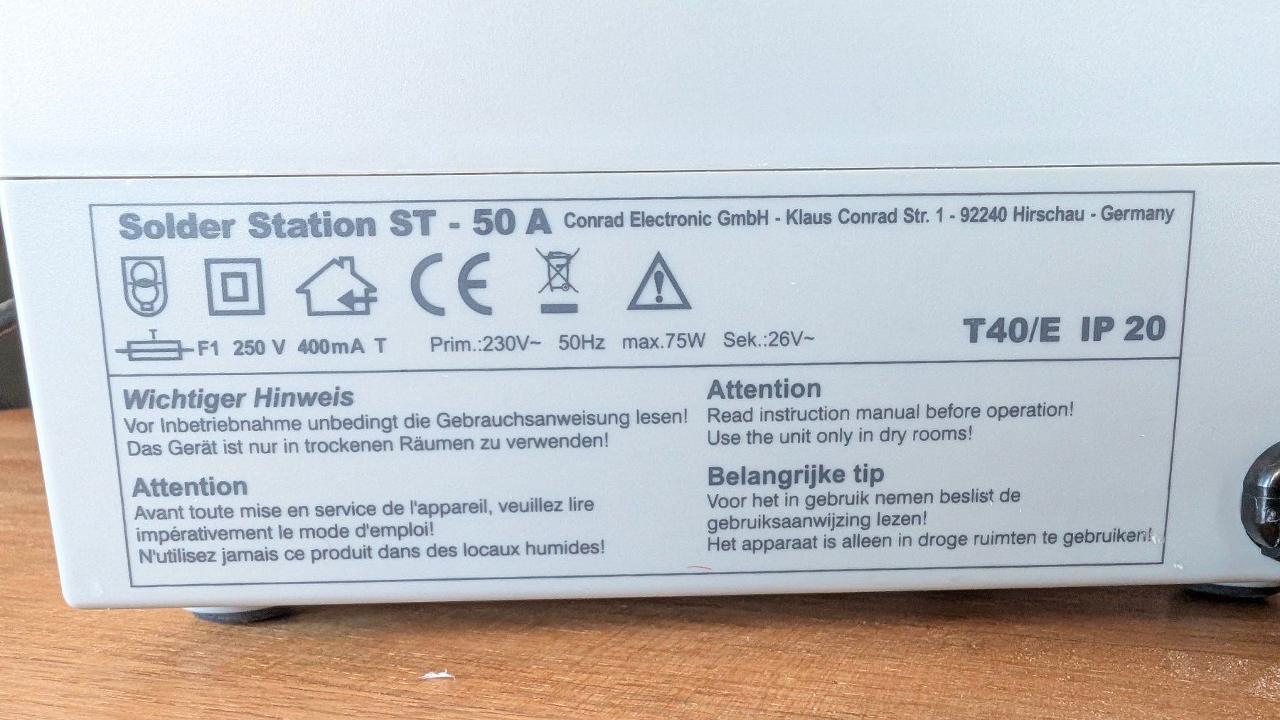 Alle Werkzeuge: Lötstation Solder Station ST-50 A – Gebraucht aus Adligenswil von Jorosi 2