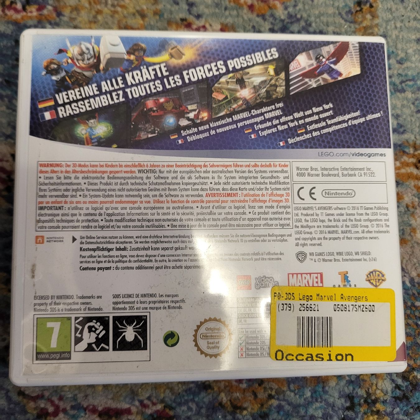 Nintendo Spiele: Lego marvel avengers nintendo 3ds – Gebraucht aus dübendorf von sam_t5sm 1