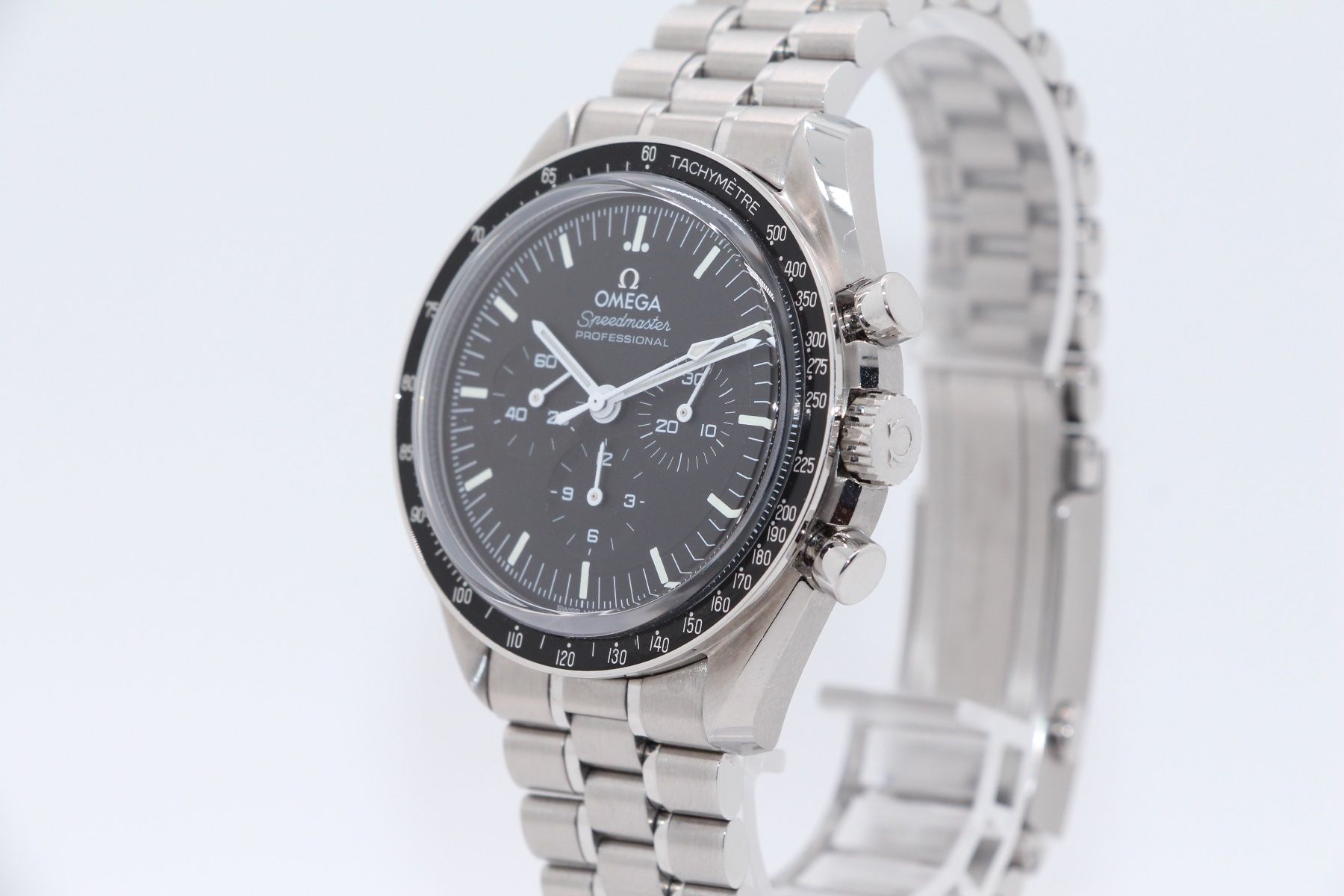 Omega Orologi: Omega Speedmaster Saphir Ref. 310.32.42.50.01.002, Full-Set – Usato da Zug venduto da eMDi_Collection 1