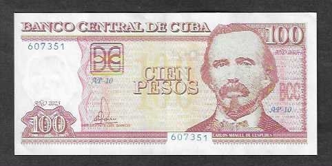 Banconote: Cuba  100  Pesos  2023  Bankfrisch – Nuovo (secondo la descrizione) da Gordola venduto da coinsandnotes