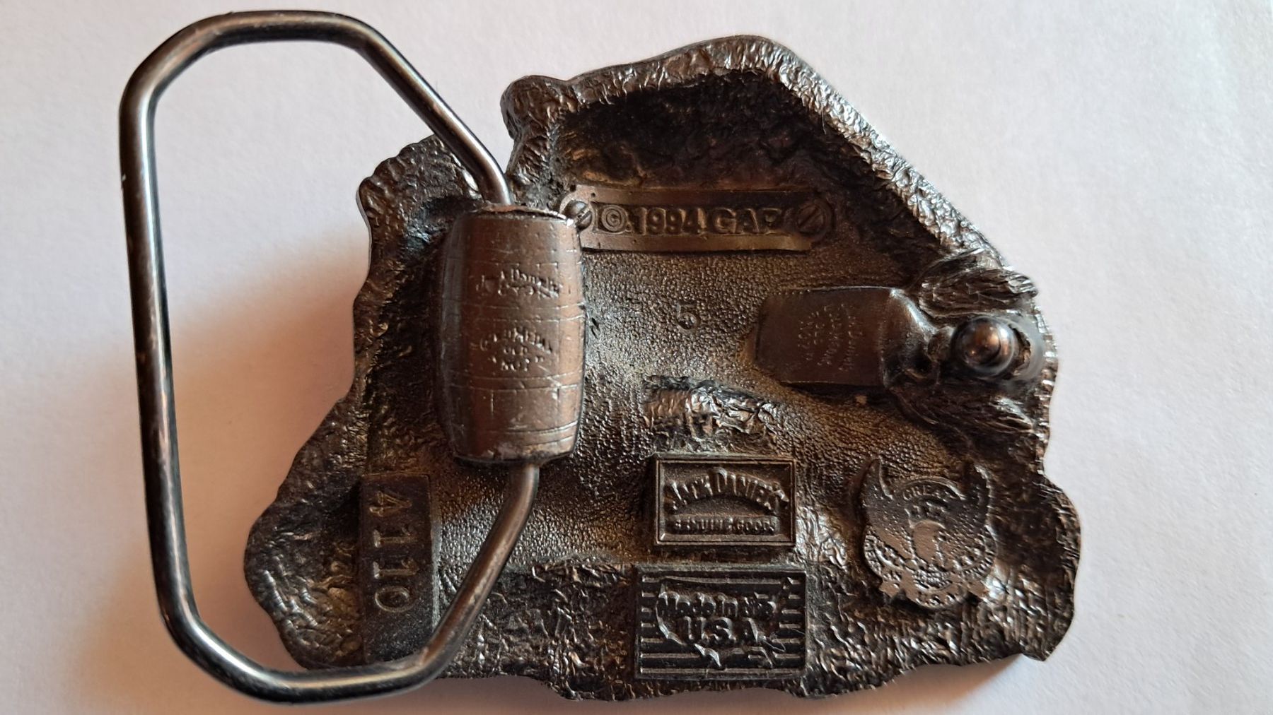 Jack Daniels Fibbie per cinture: Gürtelschnalle Jack Daniels – Usato da Wattwil venduto da Tiospaye 1