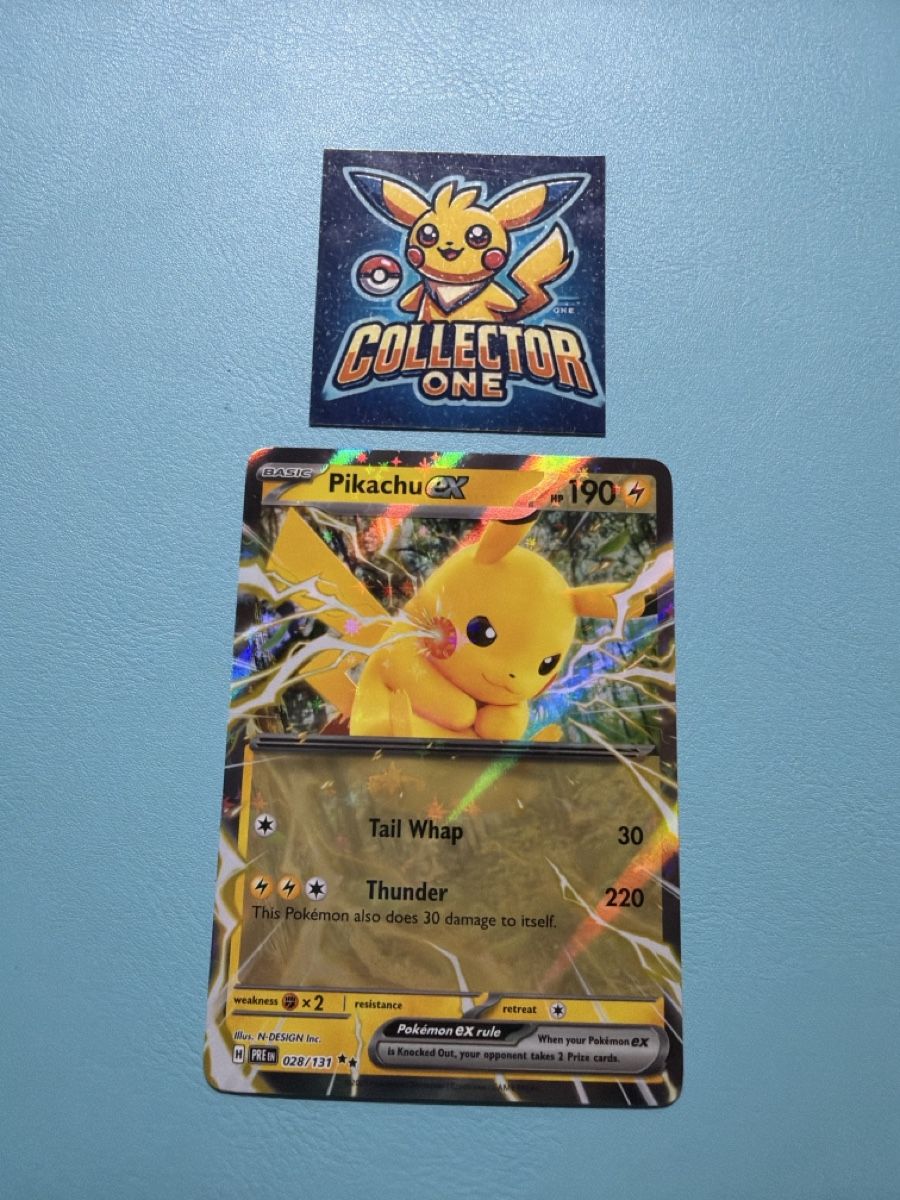 Pokémon Carte collezionabili: Pokemon Prismatic Evolution Pikachu EX Top selten – Nuovo (secondo la descrizione) da Lommiswil venduto da CollectorOne