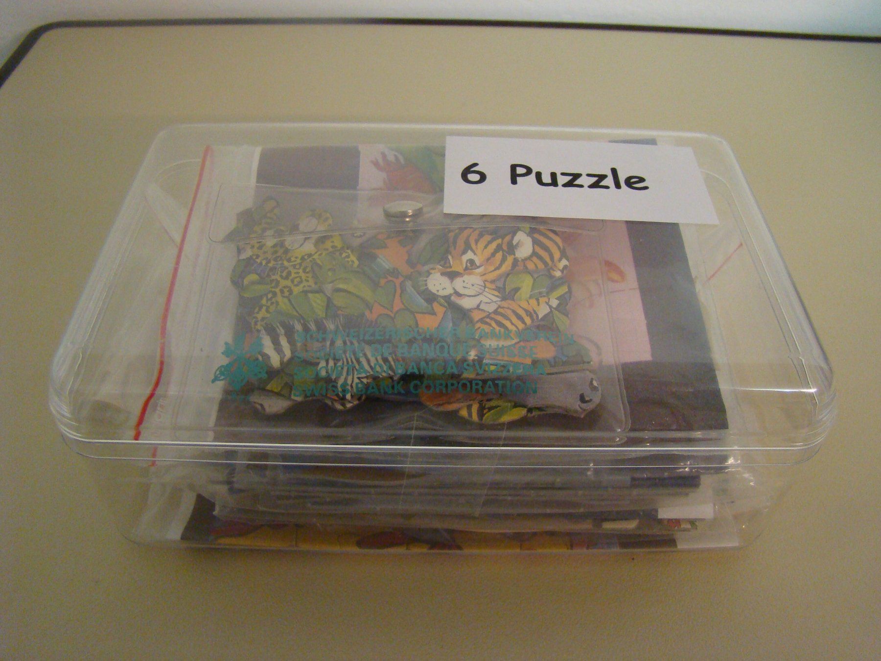 Puzzles: Box mit 6 kleinen Puzzles für zu Hause oder unterwegs – Gebraucht aus Malters von burzi 1