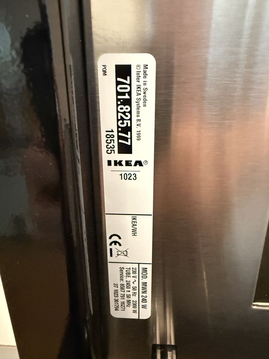 Ikea Forni: Ikea Mikrowellengerät zum Einbau – Usato da Tamins venduto da Stefan2670 4