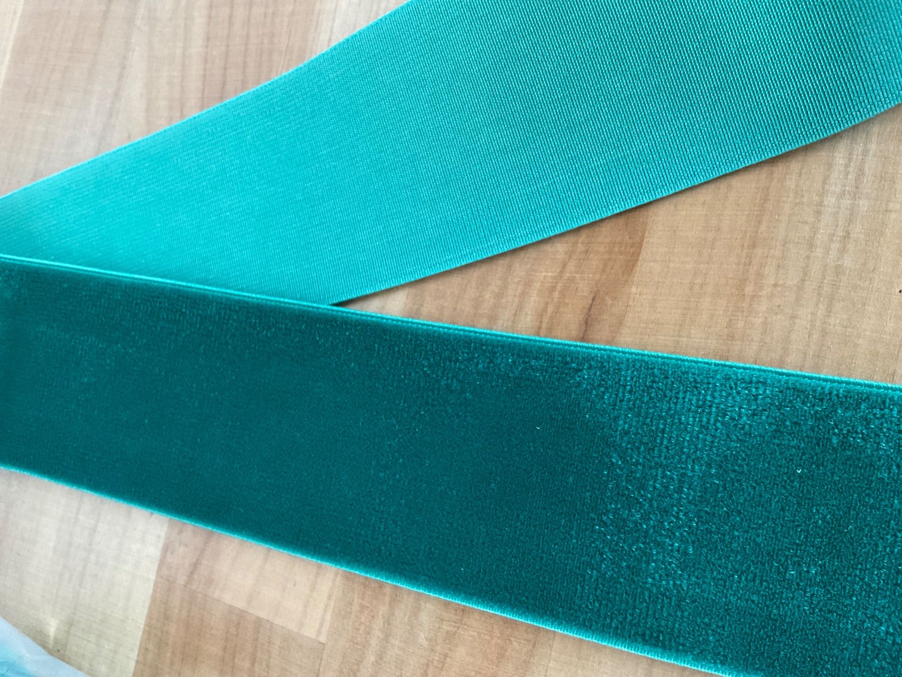 Tessuti: Samtband elastisch 5,2 cm breit / 3 meter lang – Nuovo (secondo la descrizione) da Rümlang venduto da Sambas19 1