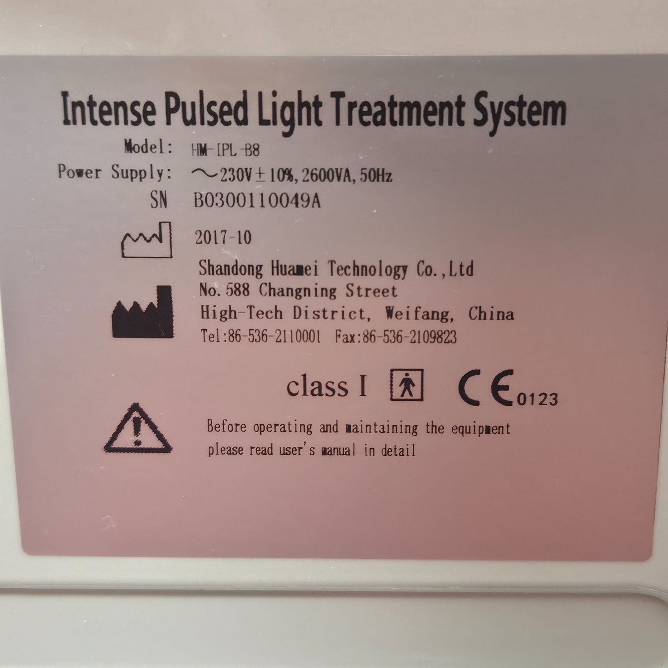 Attrezzature mediche: Professionelles SHR + IPL Gerät – Usato da Niederdorf venduto da LeptonAG_Labor 5