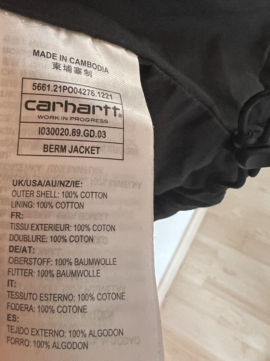 Carhartt Vestes: Carhartt leichte Jacke schwarz L – Neuf (Voir description) à Bern par BestBrandSeller89 2