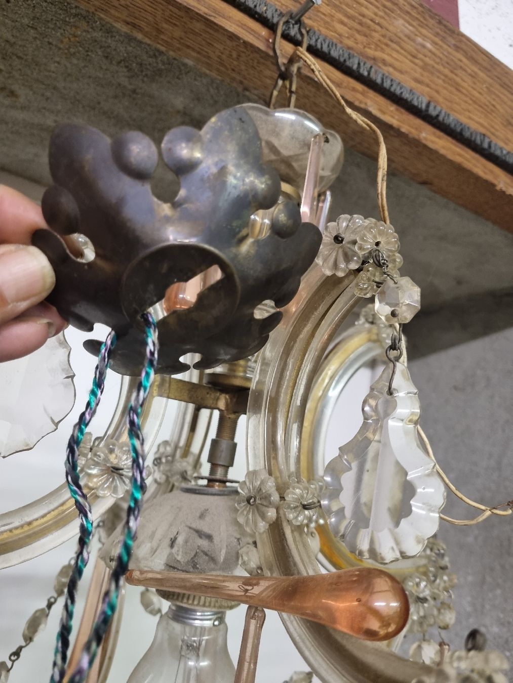 Lampadari & plafoniere: Kronleuchter murano Tropfen – Usato da Ostermundigen venduto da vintage60 5