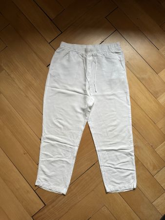 Leinenhose weiss M