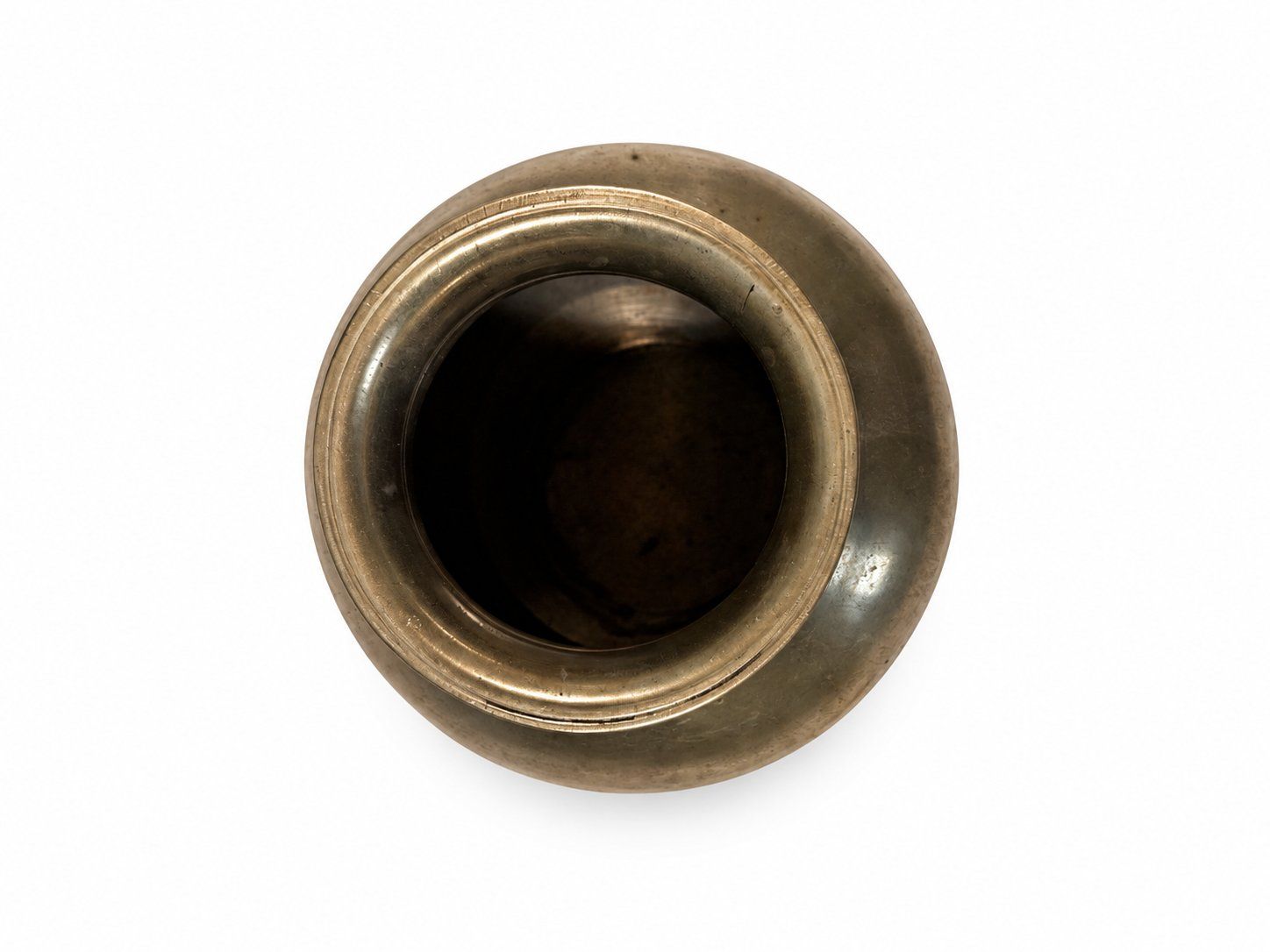Vasen & Gefässe: Bauchige Metallvase in Messingoptik – Gebraucht aus Zollikerberg von lin_yc2n 5