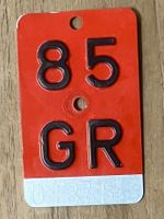 GR 85 - VELONUMMER - FAHRRADSCHILD - PLAQUE DE VELO - GR 85