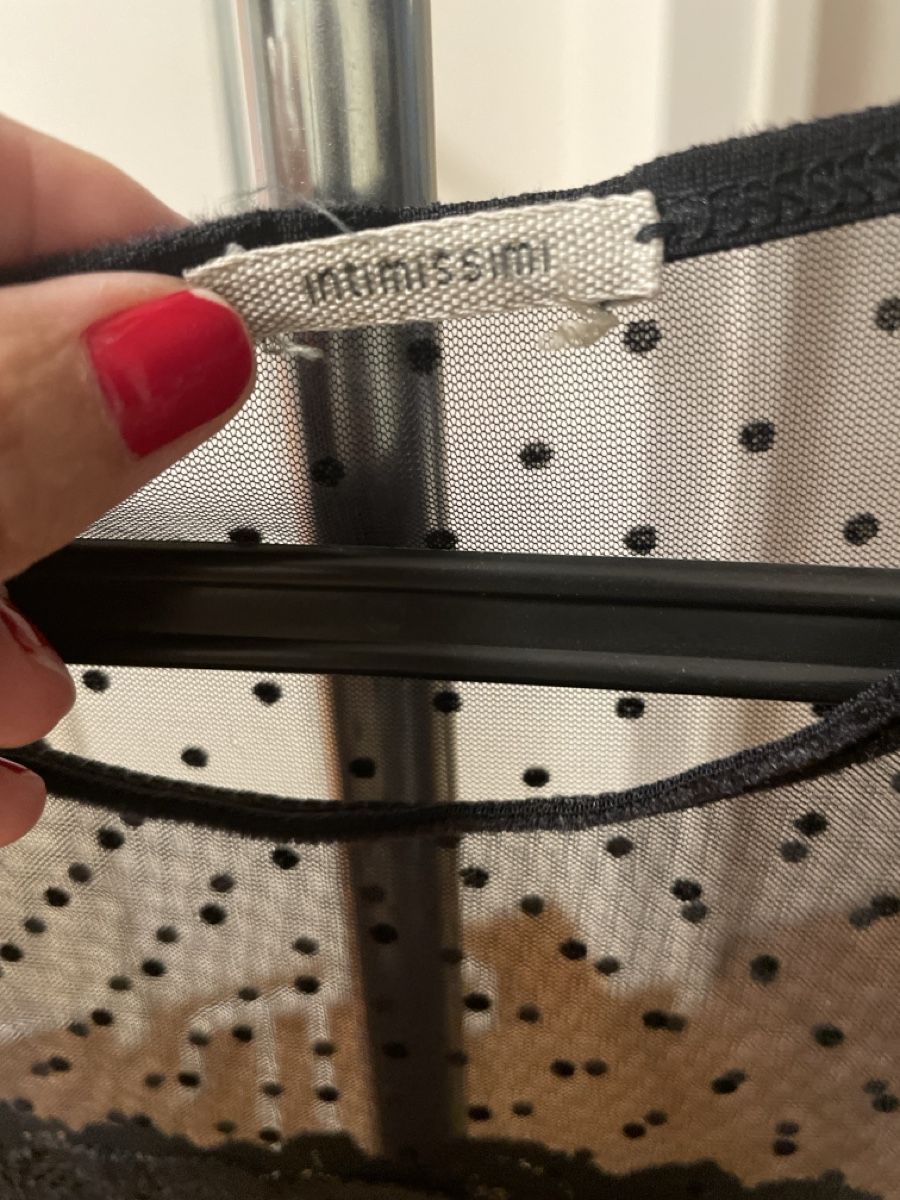 Tuniche: Chemisier transparent noir dentelle – Usato da Yverdon-les-Bains venduto da mar_hg5t 2