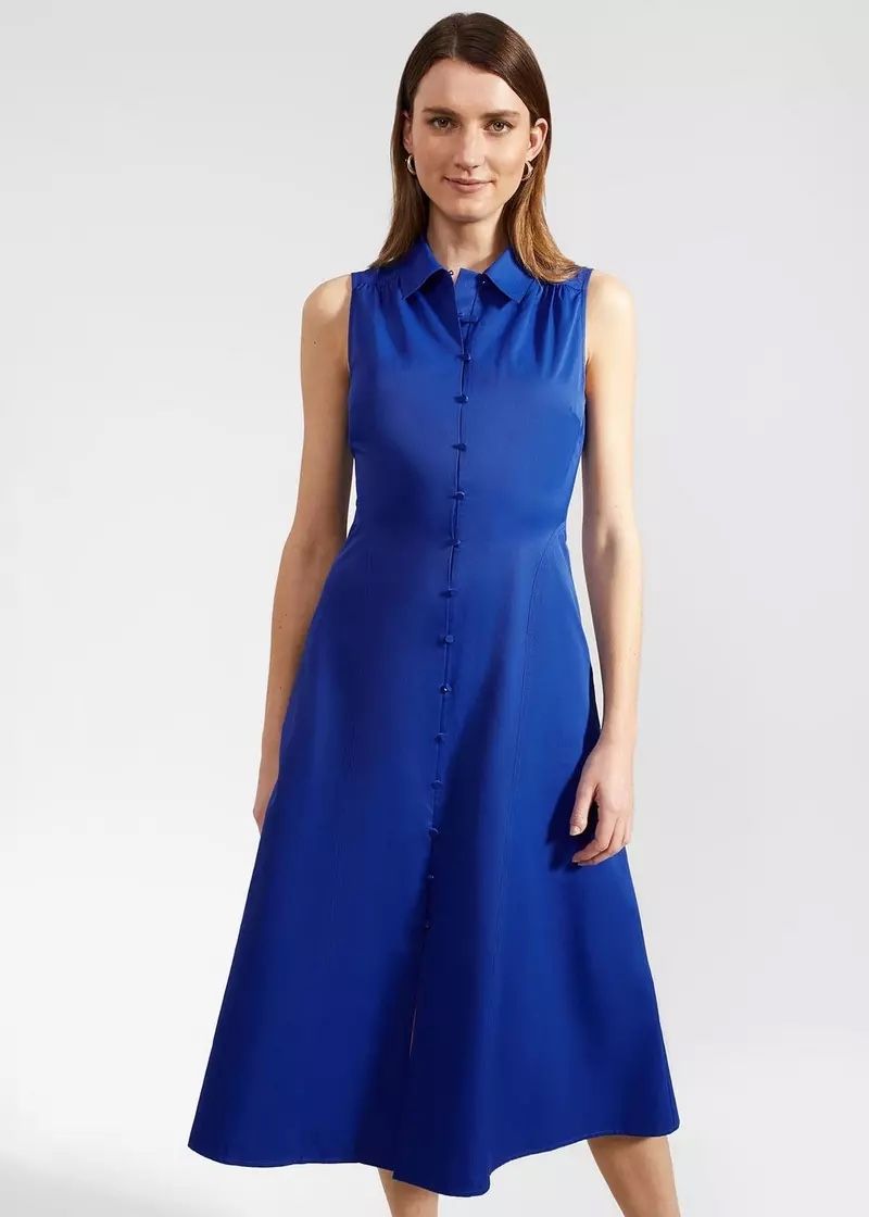 Hobbs Kleider: Hobbs Cotton Blend Midi Dress – Gebraucht aus St.Josefen von lop_lh8d 1