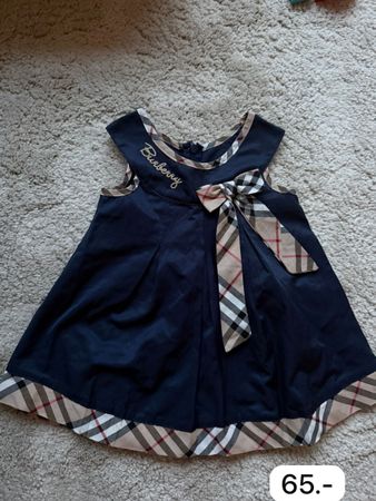 Kleid Burberry dunkelblau Grösse 86 guter Zustand