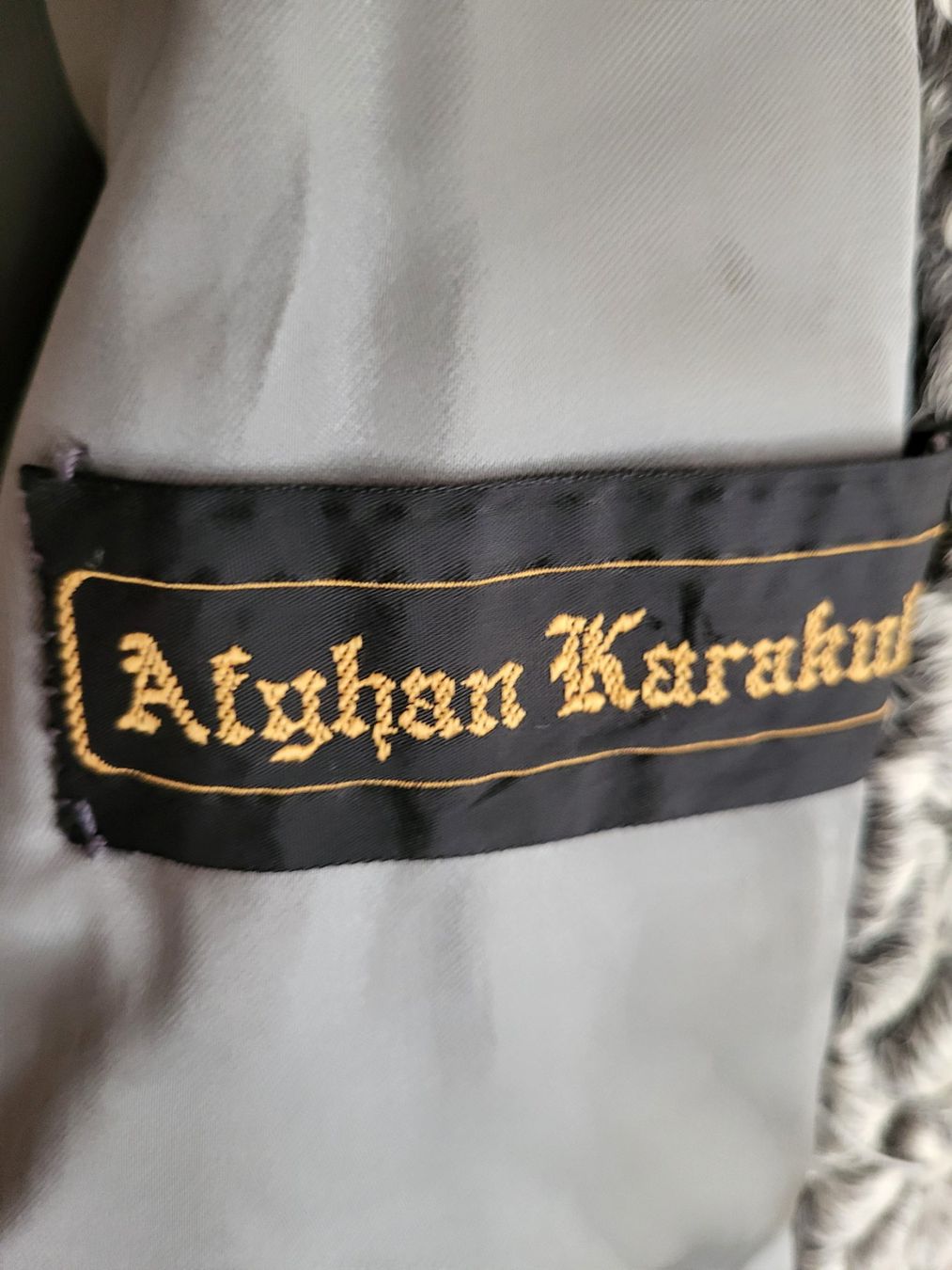 Jacken: Persianer-Jacke grau - Afghan Karakul, Grösse 36 – Gebraucht aus Berg von Yogi67 2