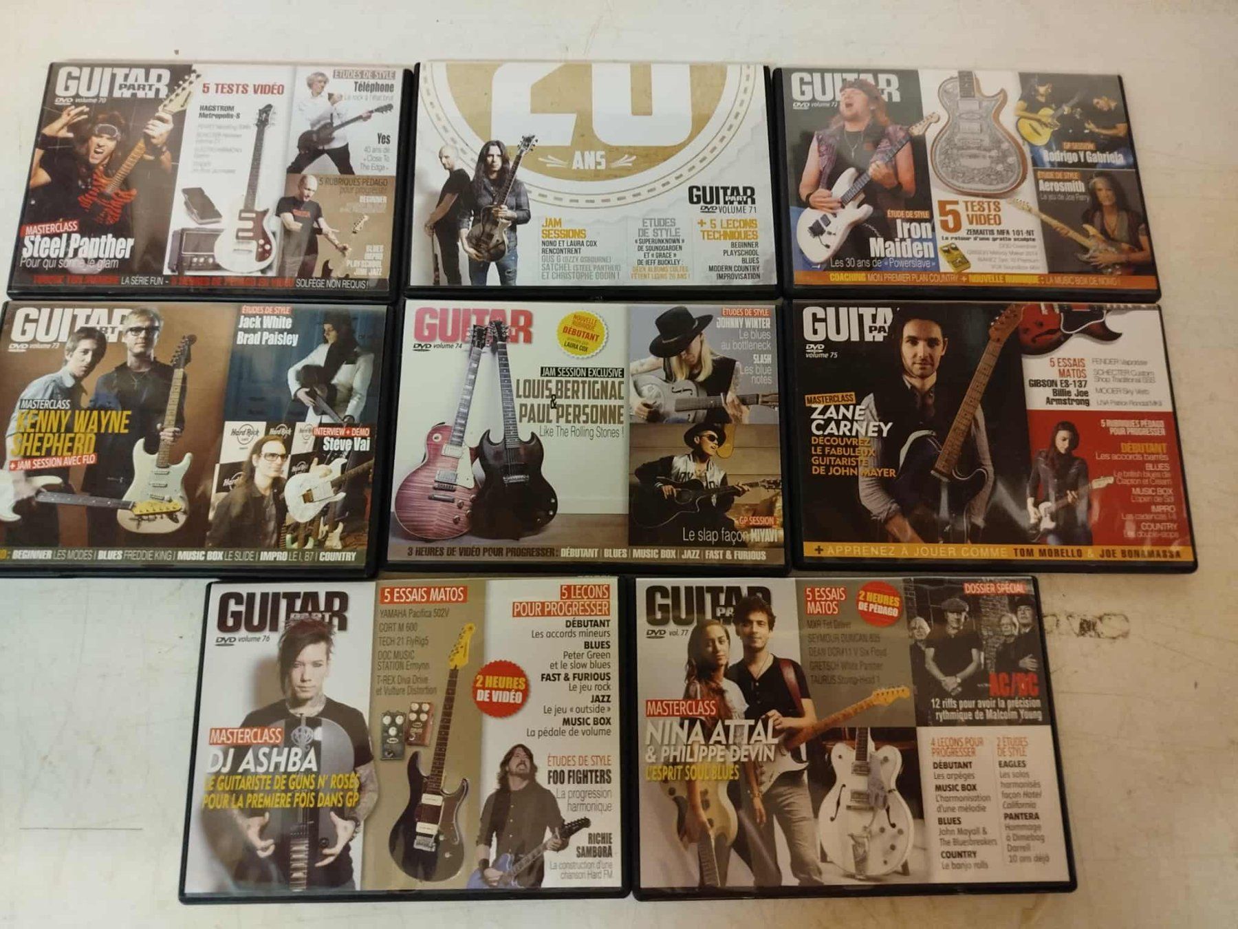 Tutti i DVDs: Dvd  pour apprendre la guitare – Usato da La Chaux-de-Fonds venduto da Emmaus2300CDF 6