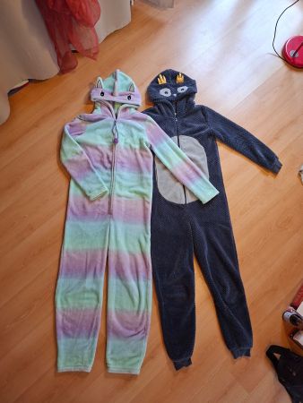 Pyjamas une pièce licorne et hiboux, taille 34/36