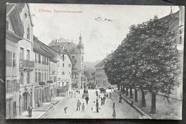 Olten, Trimbacherstrasse belebt/ Pferdewagen / 1907