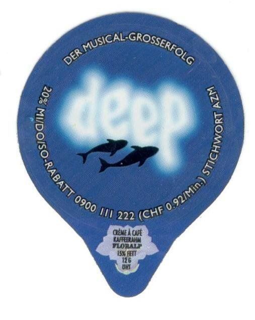 Coperchi dei cremini per caffè: Kaffeerahmdeckeli KRD Serie 7.415 Gastro Musical "deep" – Usato da Weggis venduto da lu11621