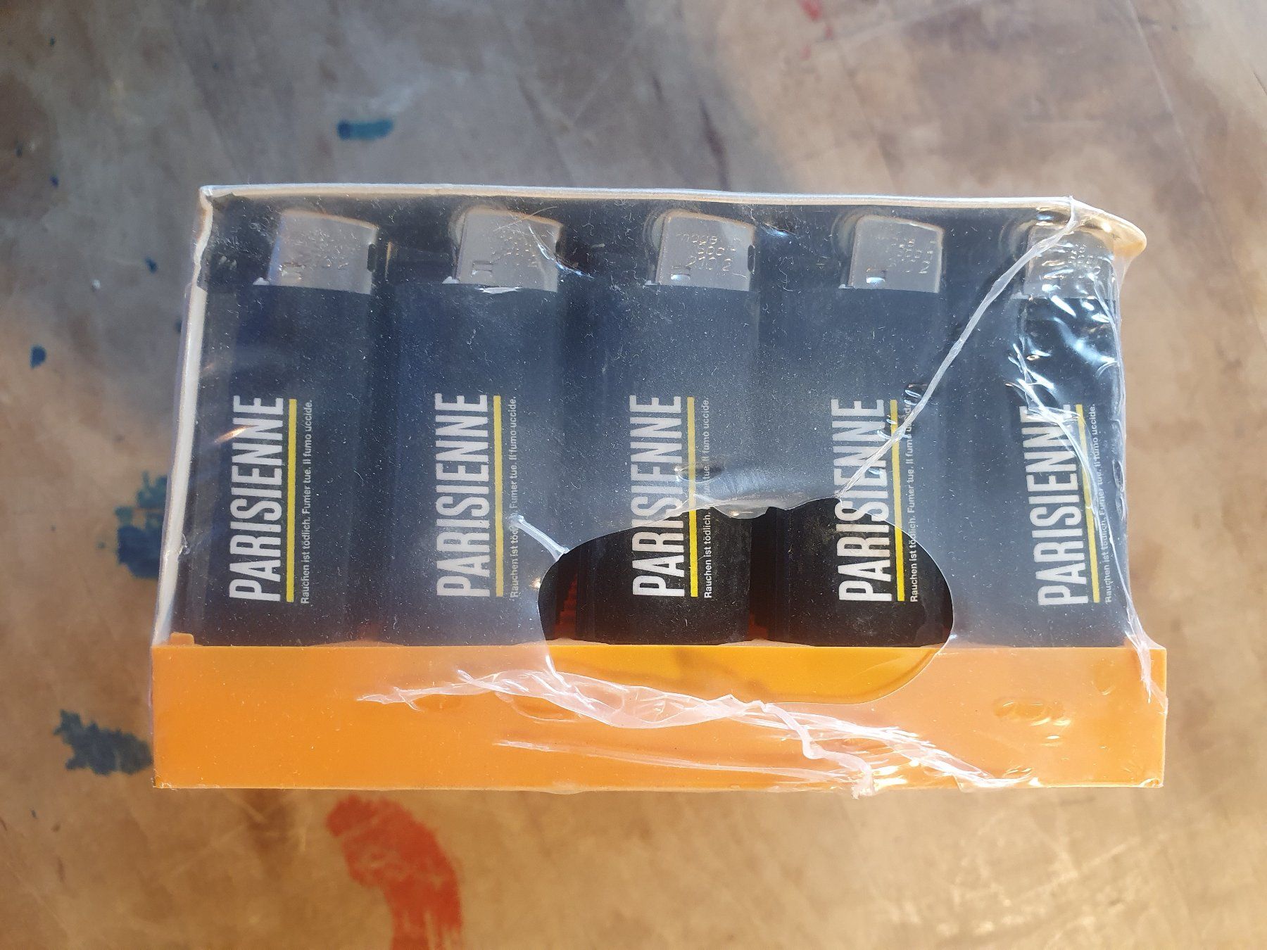 Bic Accendini: 50er Pack Bic Feuerzeug Parisienne – Usato da Zürich venduto da loosebone 1