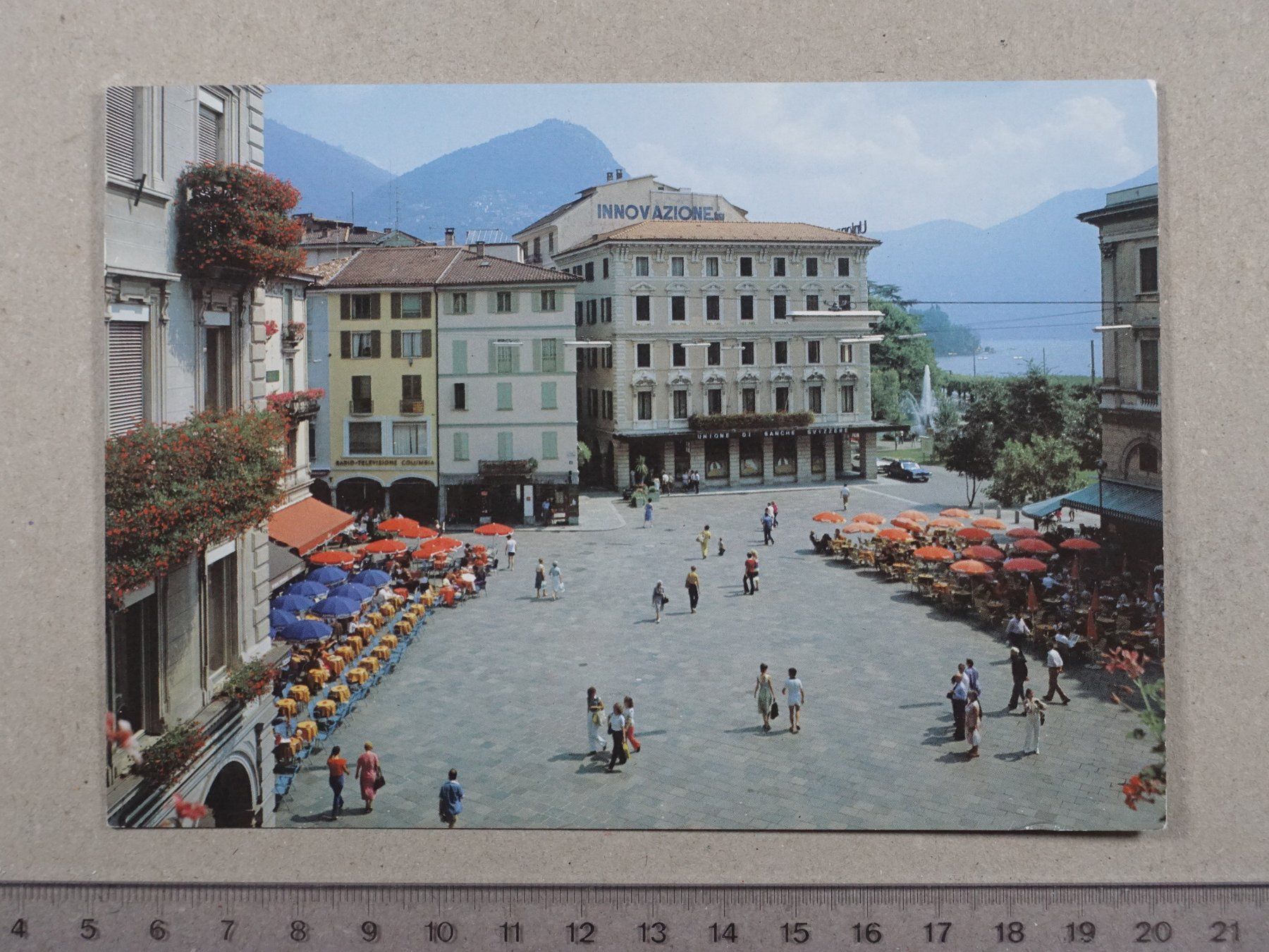 Cartes postales: Lugano, Piazza Riforma – D'occasion à Lenzburg par fh1