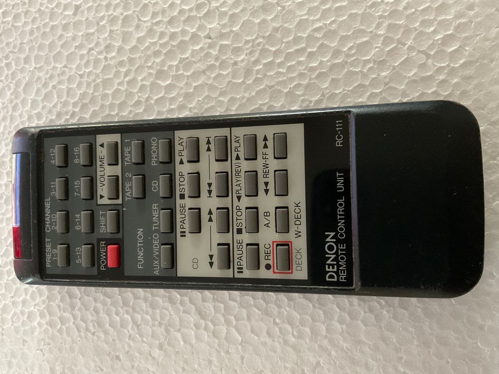 DENON REMOTE CONTROL RC-111 (Gebraucht) in Langenthal für CHF 15 – mit ...