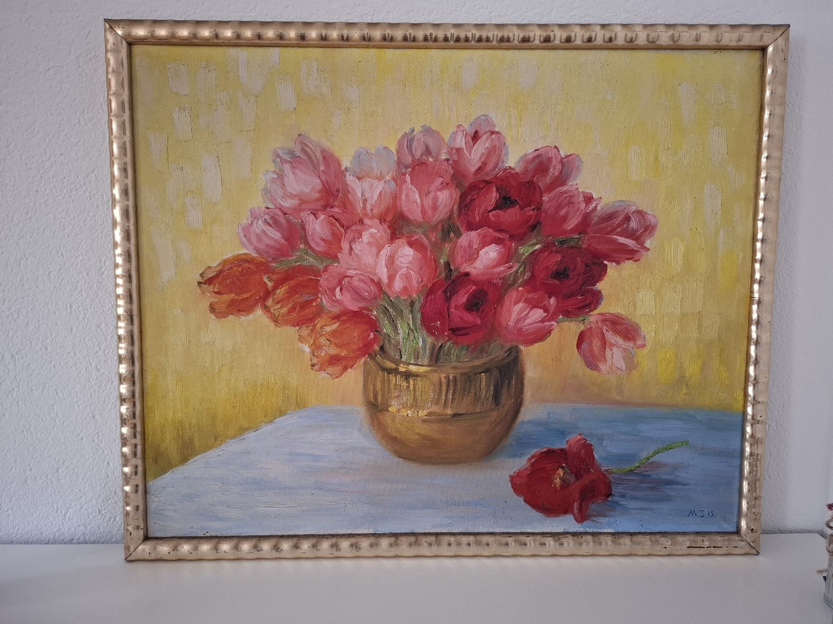 Tableaux: antikes Blumenbild mit Rahmen – D'occasion à Luzern par sun_2n5b