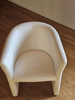 Moderner Loungesessel / Armlehnsessel weiss