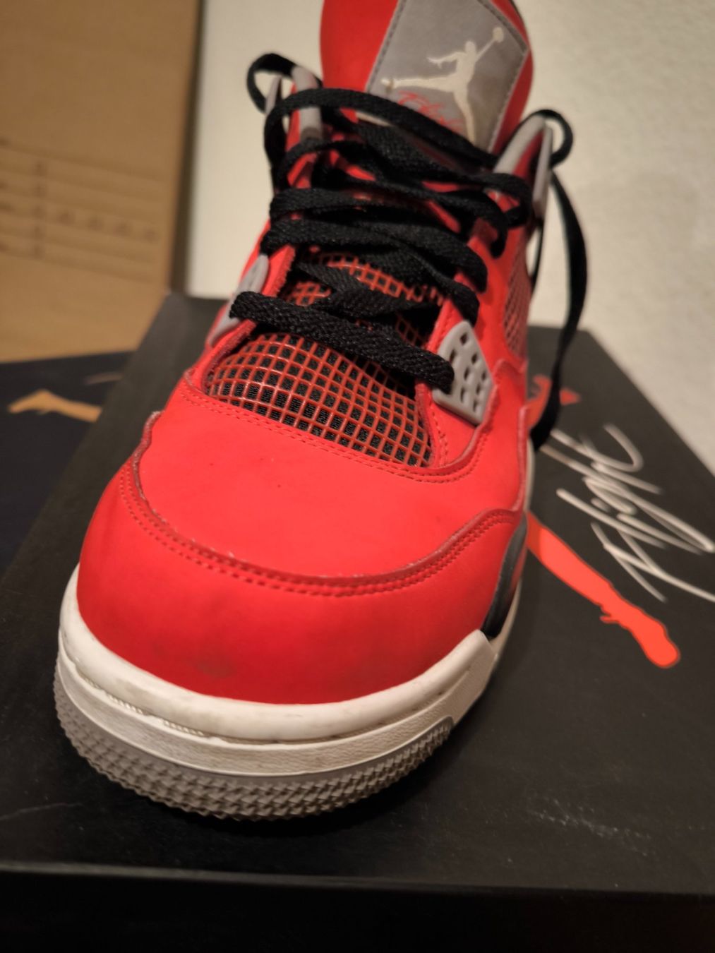 Jordan Scarpe da uomo: Air Jordan 4 Retro Toro Bravo - Size 45 – Usato da Zürich venduto da l.to 7