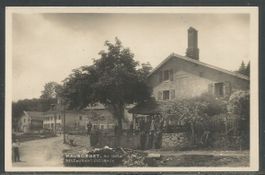 Carte P de 1933 ( Mauborget / Restaurant Gottraux )