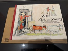 Alois Carigiet  Bilderbuch neu !  Zottel Zick und Zwerg
