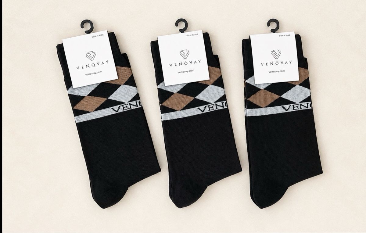Calze: Herrensocken venovay grösse 43-45 – Nuovo e nell'imballaggio originale da Rümlang venduto da Jennyanna