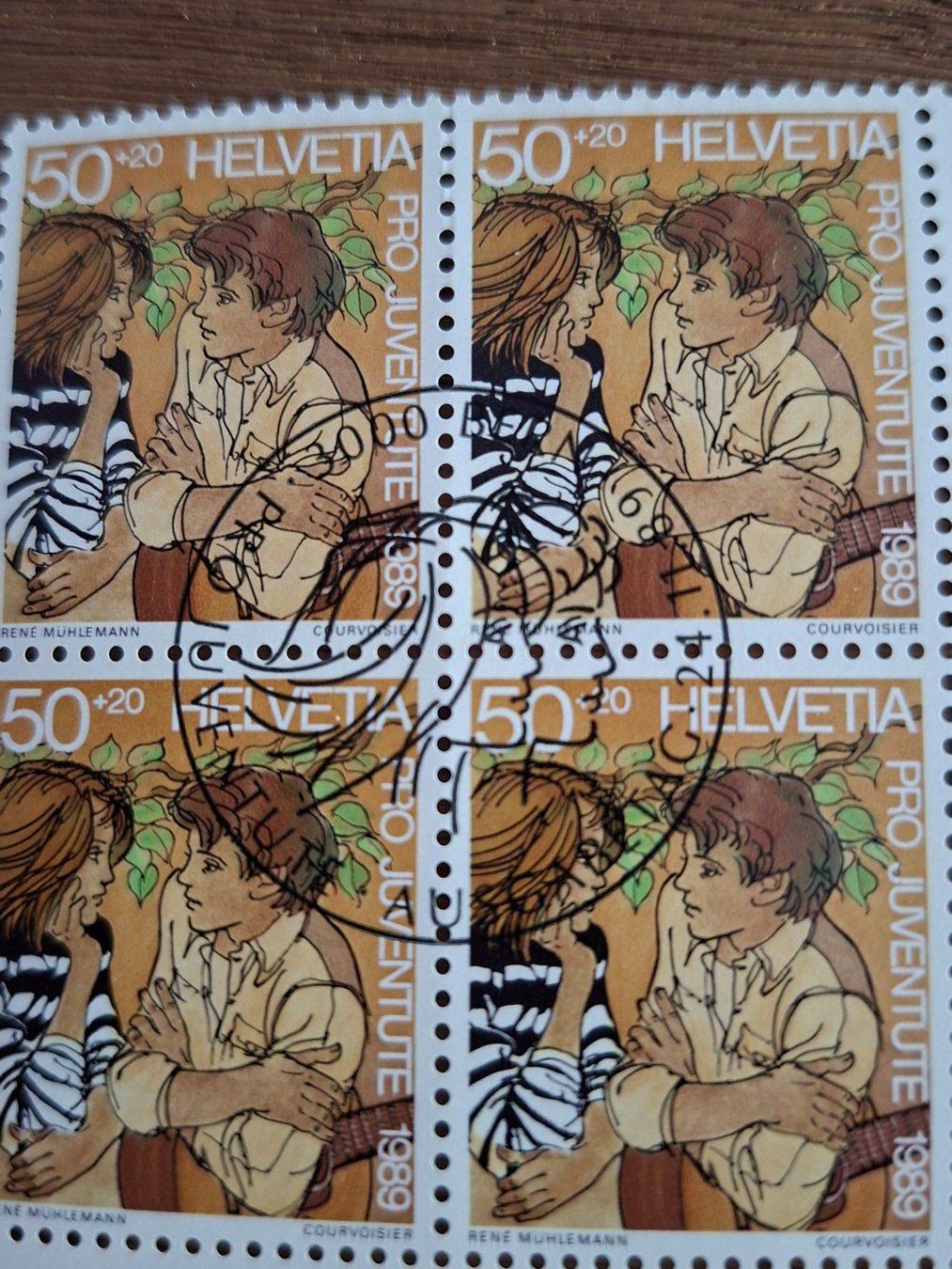 Tutti i francobolli: 4er Blocks: Pro Juventute 1989 – Nuovo (secondo la descrizione) da Hinterkappelen venduto da 1399 5