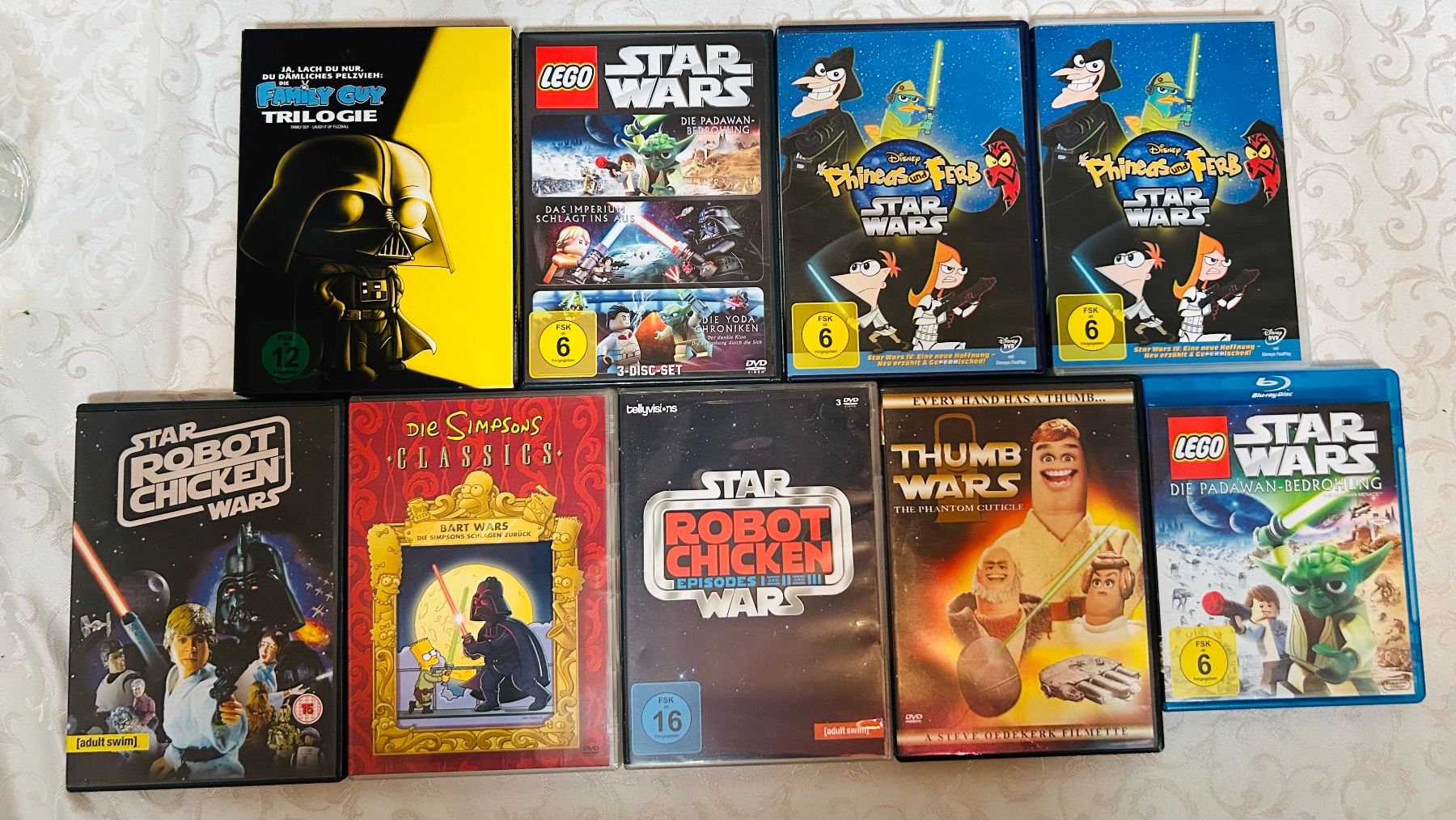Alle DVDs: 8 Star Wars Parodien – Gebraucht aus Aristau von Mastergee
