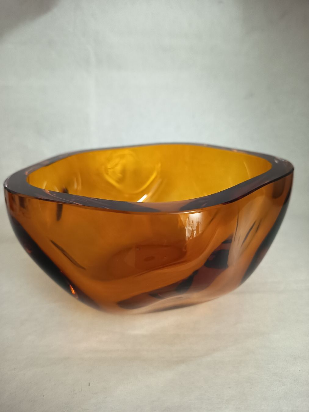 Ciotole: Lasvit for Nestlé Amber Glass Schale – Nuovo (secondo la descrizione) da Wangen b. Olten venduto da crea_look 1