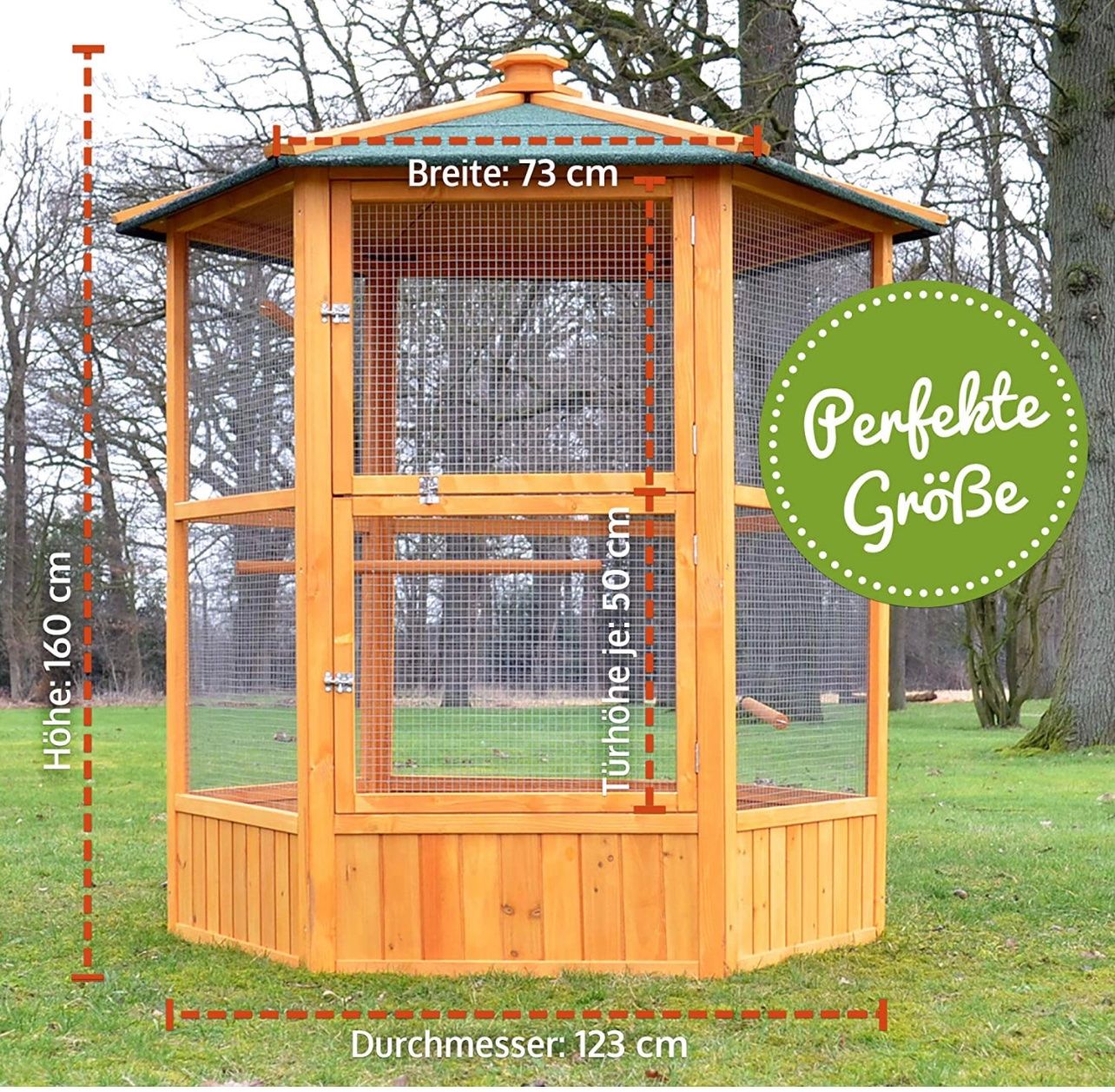 Vogelhäuser: + Premium Vogelkäfig - Moderne Vogelvoliere – Neu und originalverpackt aus Amriswil von JaJa-Express 1