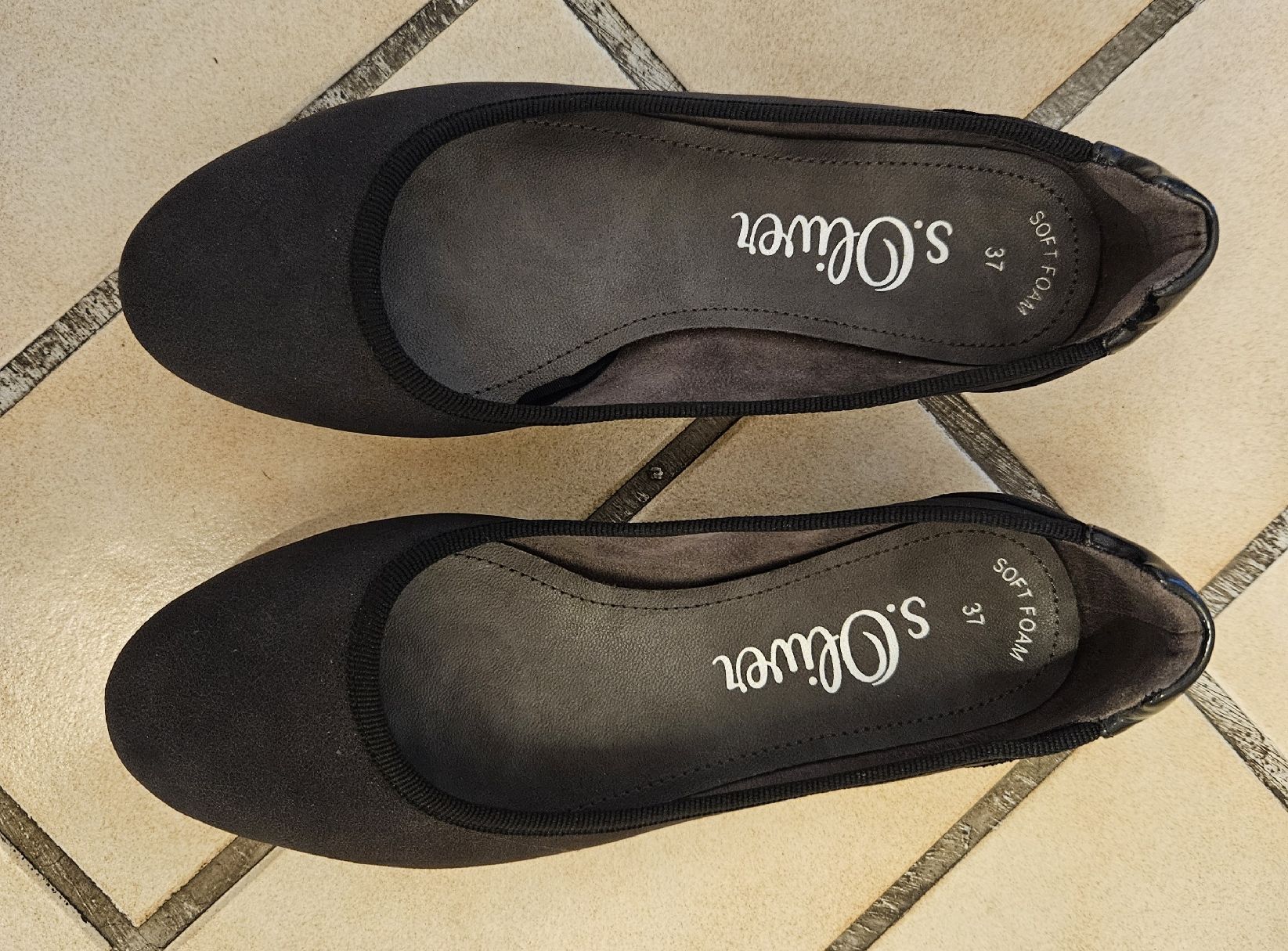 S.Oliver Scarpe da donna: S.Oliver Ballerinas, Grösse 37   Neu! – Nuovo e nell'imballaggio originale da Rickenbach b. Wil venduto da cornetta 1