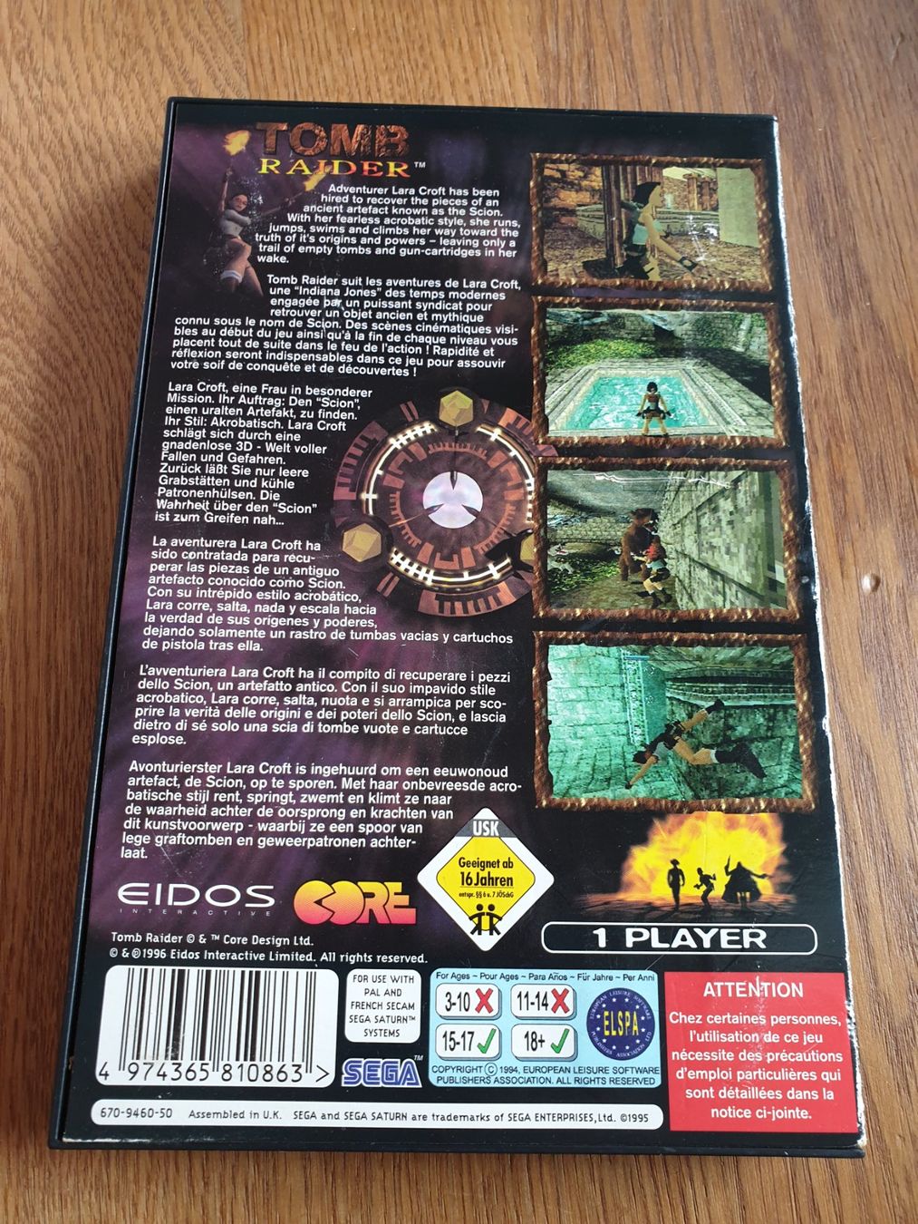 Giochi: Tomb Raider Sega Saturn – Usato da Rain venduto da Rou_z26r 1