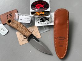 M.Leimknüller Messer Nr. 10/13 Wurstkordel  Wicked Fish Neu