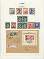 1941 + 1940 Pro Juventute Block QUELOZ TOP + Serien 675.-
