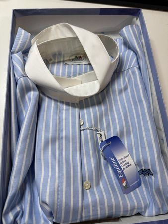 Equiline chemise d'équitation rayée, taille 46