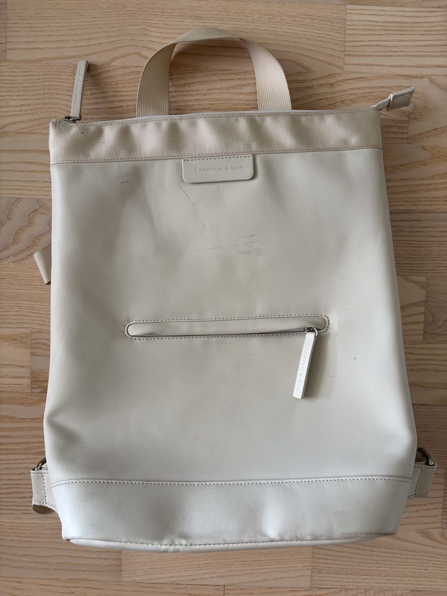 Kapten & Son Borse da donna: Sac à dos Kapten & Son, beige, bon état – Usato da Gollion venduto da nh1_l5p8